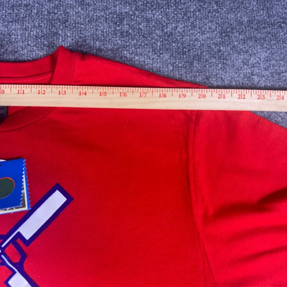 Vintage Authentic Adidas Originals Amsterdam Tee Red Windmill Graphic 2006 M NWT